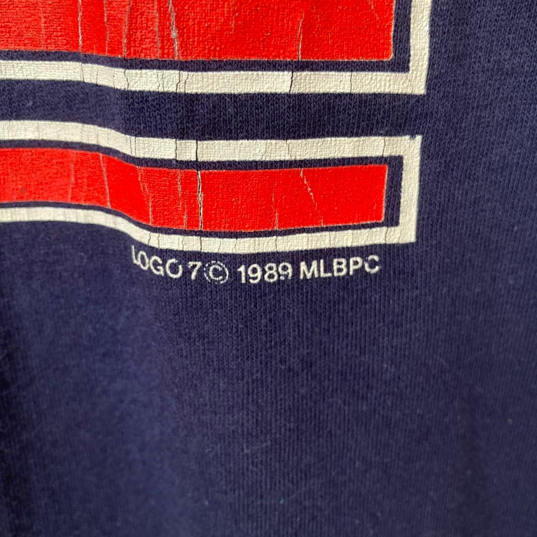 MADE IN USA(メイドインユーエスエー)のメイドインUSA80sヴィンテージ古着ニューヨークヤンキースプリントTシャツ　L メンズのトップス(Tシャツ/カットソー(半袖/袖なし))の商品写真