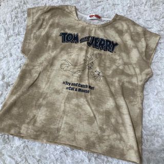 トム＆ジェリー タイダイ柄 Tシャツ 130cm(Tシャツ/カットソー)