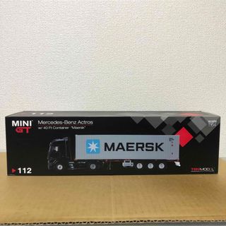 MINI GT 112　メルセデスベンツ アクトロス コンテナ　MAERSK(ミニカー)
