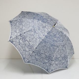 晴雨兼用傘 V&A ヴィクトリア アンド アルバート USED美品 ウィリアムモリス いちご泥棒 ジャガード カーボン骨 軽量 日本製 55cm S2865(傘)