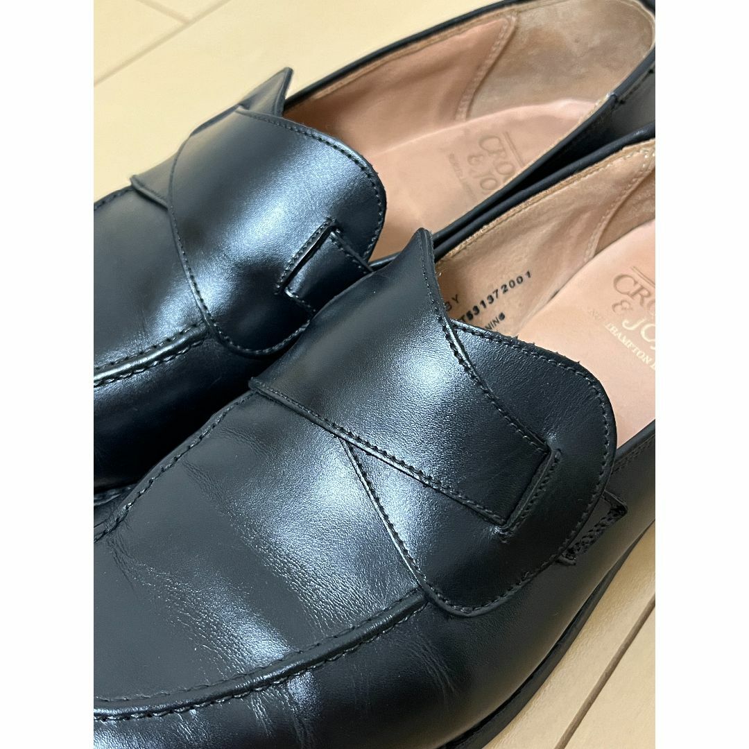 早割ex Crockett&Jones カーフ ブラック ジョーンズ クロケット - 靴