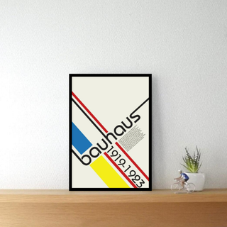 53.Bauhaus　バウハウス　幾何学模様　シンプルインテリア　アートポスター(その他)