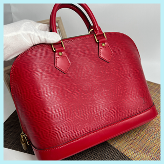 ルイヴィトン(LOUIS VUITTON)の✨極美品✨LV　ルイ・ヴィトン エピ　アルマPM　ハンドバッグ　レッド(ハンドバッグ)