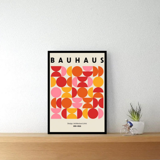 65.Bauhaus　バウハウス　北欧　シンプルインテリア　アートポスター(その他)