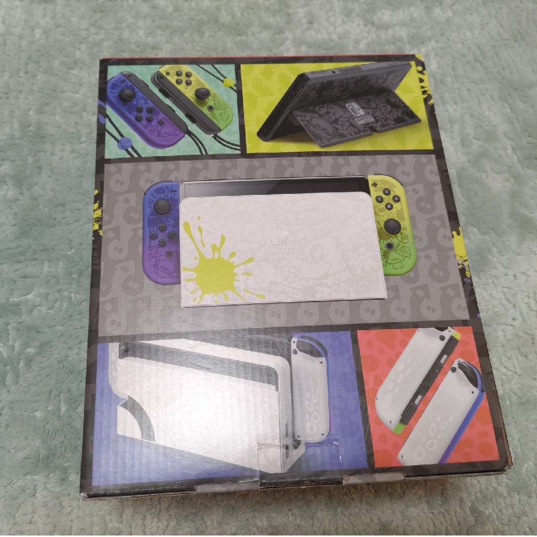 Nintendo Switch(ニンテンドースイッチ)の新品　Nintendo Switch有機ELモデル スプラトゥーン３エディション エンタメ/ホビーのゲームソフト/ゲーム機本体(家庭用ゲーム機本体)の商品写真
