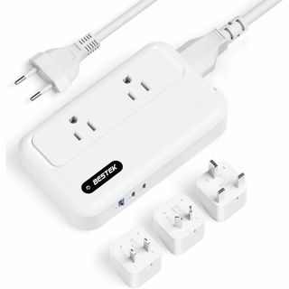 BESTEK 海外旅行用変圧器 修正正弦波 変圧器 USB-C PD35W 急速