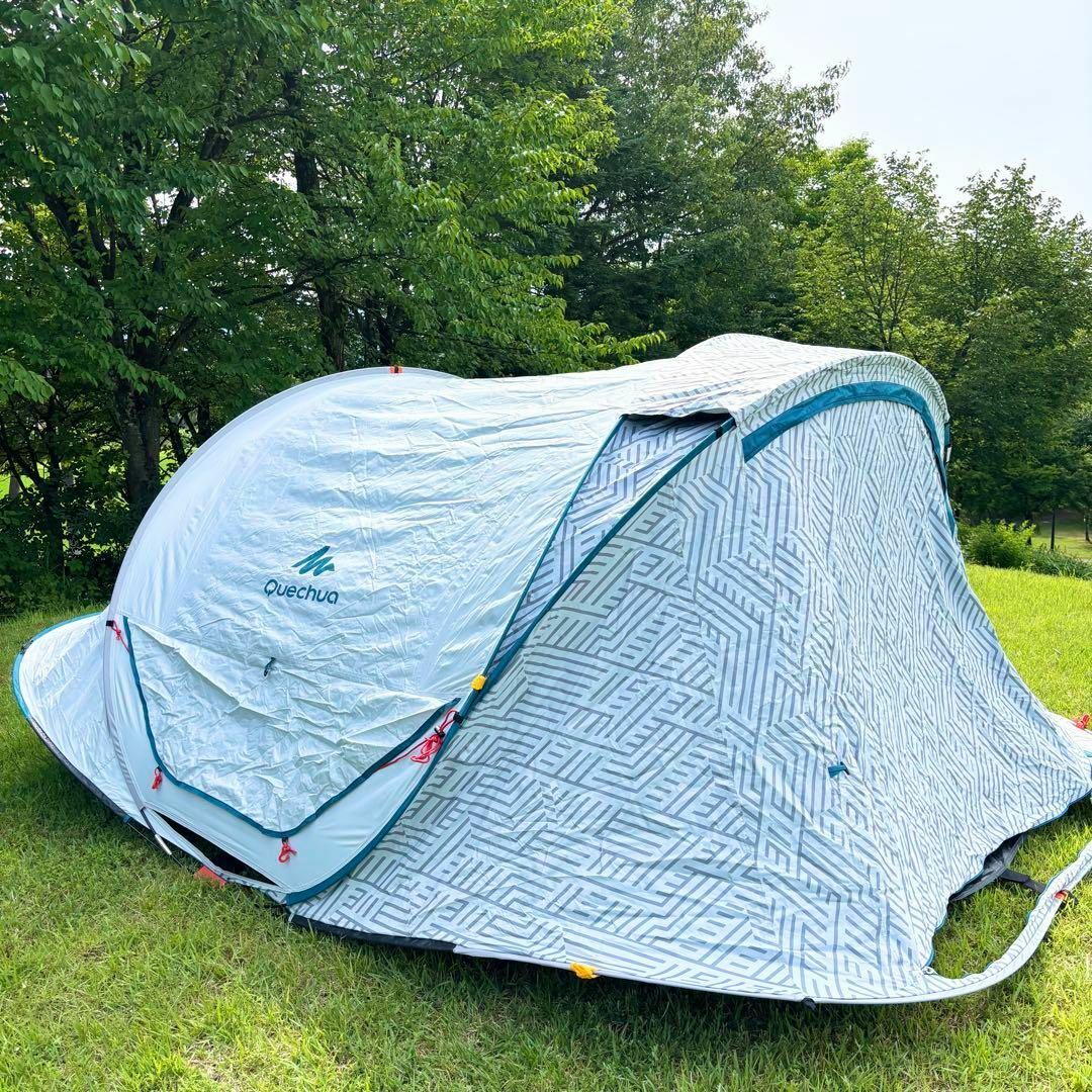 美品】QUECHUA ケシュア ポップアップテント 2SECONDS 3XLの通販