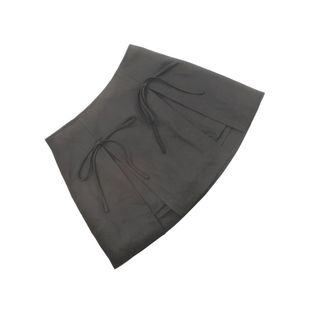 新品 GRL グレイル タック リボン スカート パンツ sizeL/黒 ■◆ レディース(その他)
