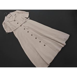 GRL グレイル ベルト付 プリーツ 切替 ワンピース sizeL/ピンク ■◆ レディース(ロングワンピース/マキシワンピース)