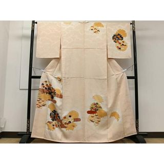 平和屋着物■訪問着　雪輪花文　暈し染め　金彩　正絹　逸品　CAAT2731xi(着物)