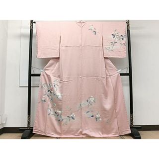 平和屋着物■訪問着　花鳥文　暈し染め　正絹　逸品　未使用　CAAT2755xi