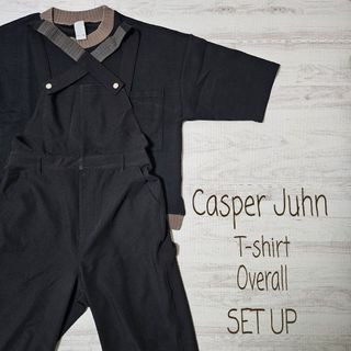 キャスパージョン(Casper John)のCasper Juhn Tシャツ オーバーオール セットアップ(サロペット/オーバーオール)