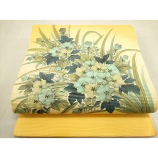 平和屋着物＊夏物　絽綴れ　九寸開き名古屋帯　作家物　手描き　紫陽花　逸品　DAAT6362op(帯)