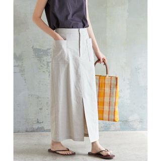 SLOBE IENA - Slobe IENA 新品リネンタイトスカート