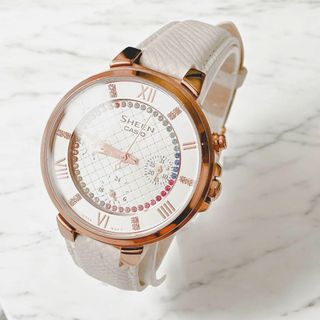 カシオ(CASIO)のカシオ シーン SHE-3041GLJ-7AJF SHEEN 腕時計 アナログ(腕時計)
