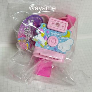 パシャぴか！　ユニコーンカメラ　ミニカメラ　おもちゃ　マスコット　ピンク(その他)