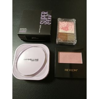 メイベリン(MAYBELLINE)のメイベリン SPステイ クリームパクト ファンデーション N20 他チーク2つ(ファンデーション)