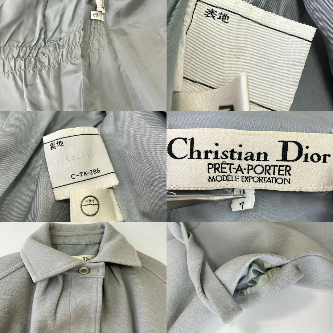 Christian Dior - Dior ディオール 極上ウールロングコート 7号