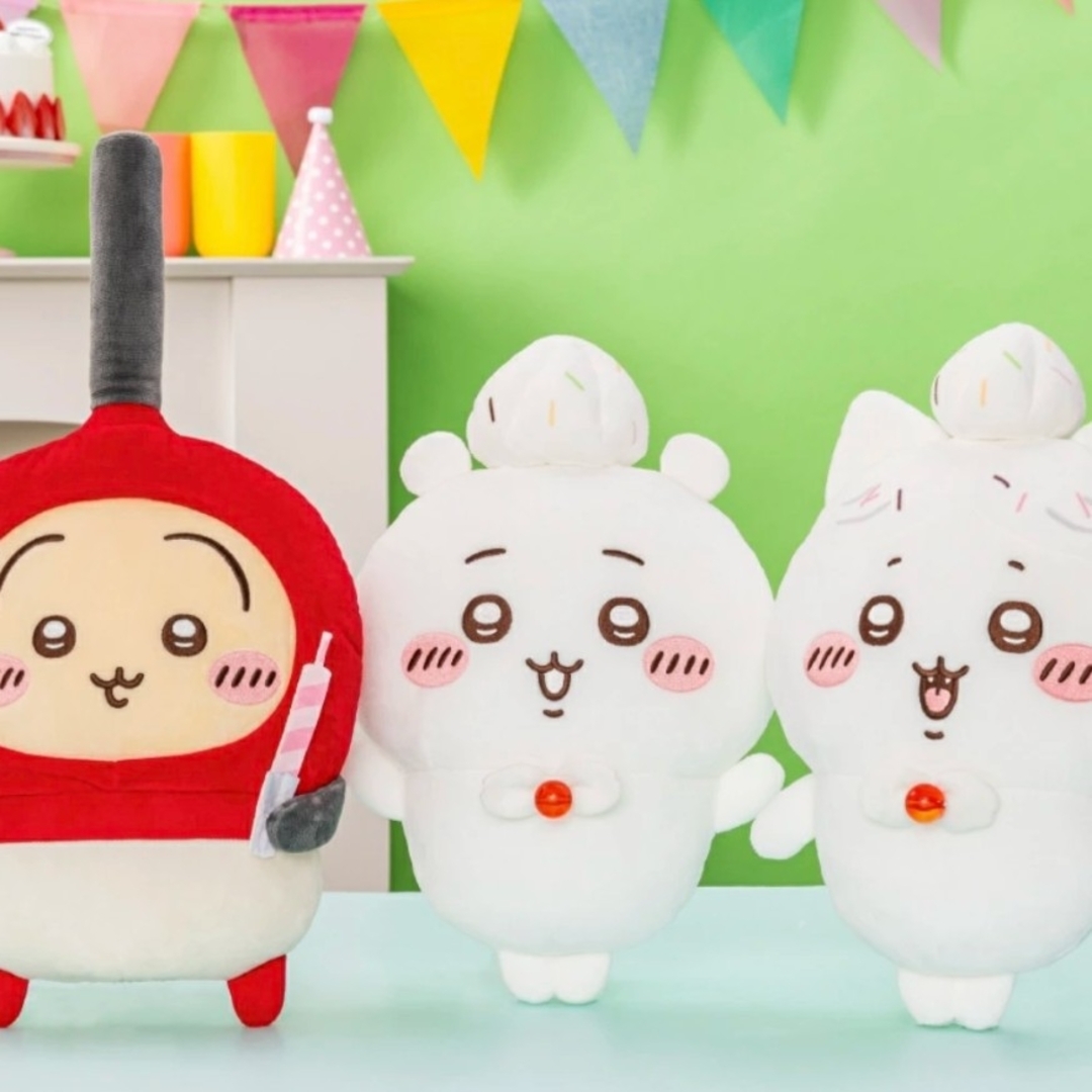 ちいかわ 誕生日BIGぬいぐるみ うさぎ チャッカマン 5セット