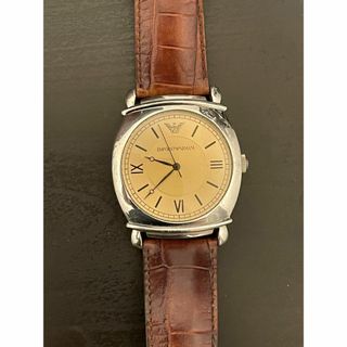 エンポリオアルマーニ(EMPORIO ARMANI)のエンポリオアルマーニ 腕時計 AR0264 メンズ クォーツ 革ベルト動作未確認(腕時計(アナログ))