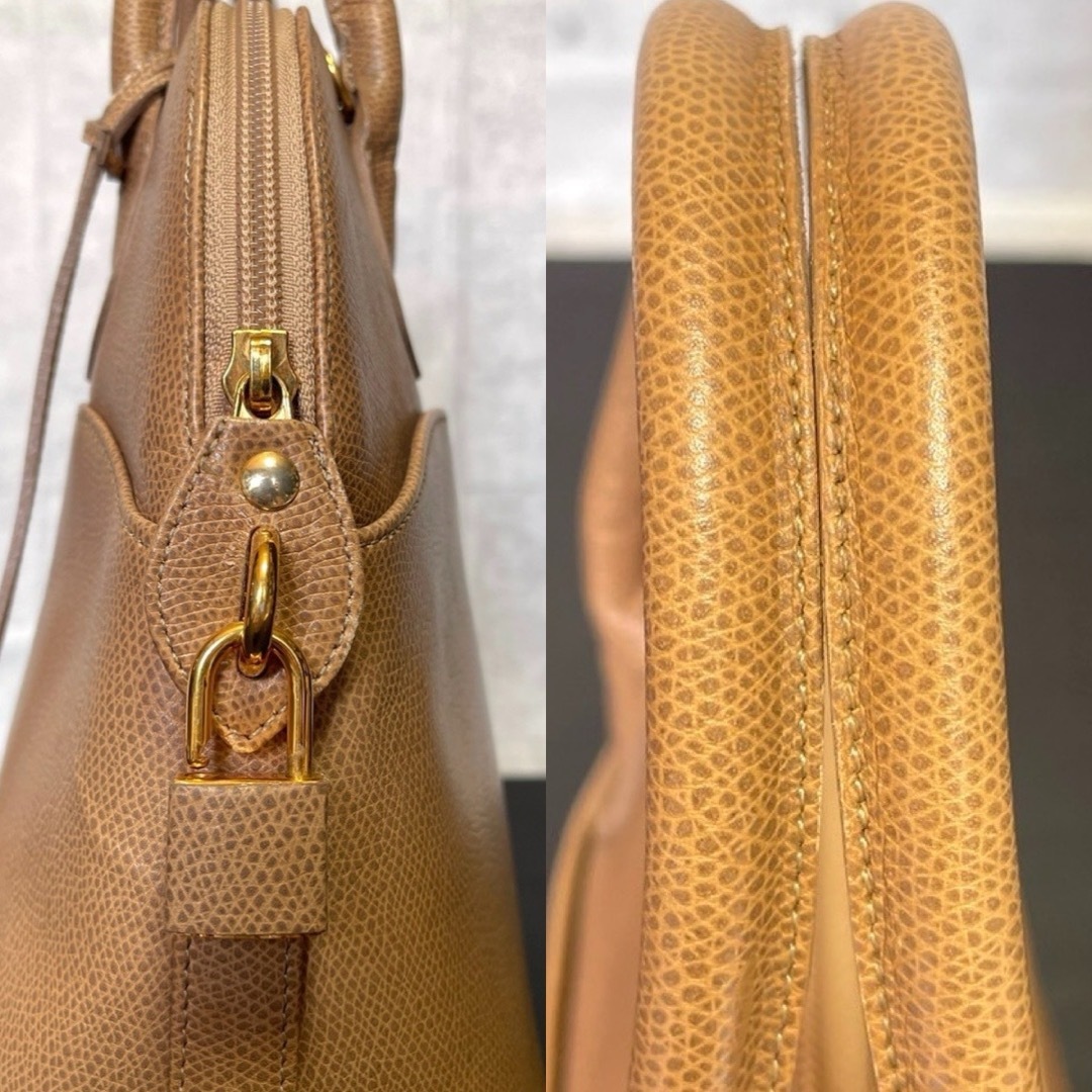 MORABITO(モラビト)の【良品】MORABITO DINA ディナ グレージュ レザー 2WAYバッグ レディースのバッグ(ハンドバッグ)の商品写真