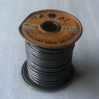 中古 ニホンゲンマ はんだ 2.3 m/m 1kg 四割使用
