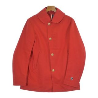 オーシバル(ORCIVAL)のORCIVAL オーシバル ステンカラーコート M 赤 【古着】【中古】【送料無料】(ステンカラーコート)