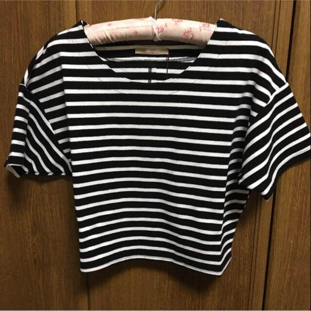 dazzlin(ダズリン)のRuka様専用＊新品＊ダズリン＊バックリボンボーダーTシャツ レディースのトップス(Tシャツ(半袖/袖なし))の商品写真