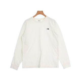 THE NORTH FACE ザノースフェイス Tシャツ・カットソー L 白 【古着】【中古】【送料無料】(カットソー(半袖/袖なし))