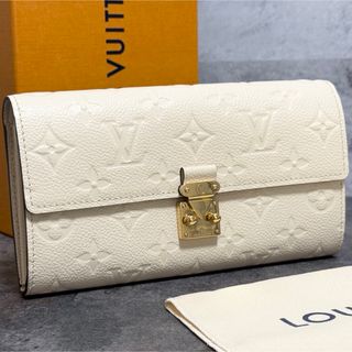 ルイヴィトン(LOUIS VUITTON)の25年モデル 未使用級⭐️ルイヴィトン アンプラント サラ メティス クレーム(財布)