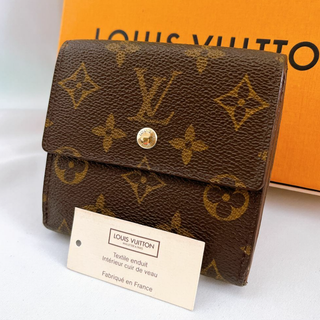 ルイヴィトン(LOUIS VUITTON)の【外側美品】ルイヴィトン モノグラム ポルトモネビエカルトクレディ Wホック財布(財布)
