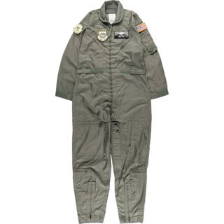古着 80年代 米軍実品 長袖 オールインワン つなぎ USA製 40R メンズM相当 ヴィンテージ /eaa558418(サロペット/オーバーオール)
