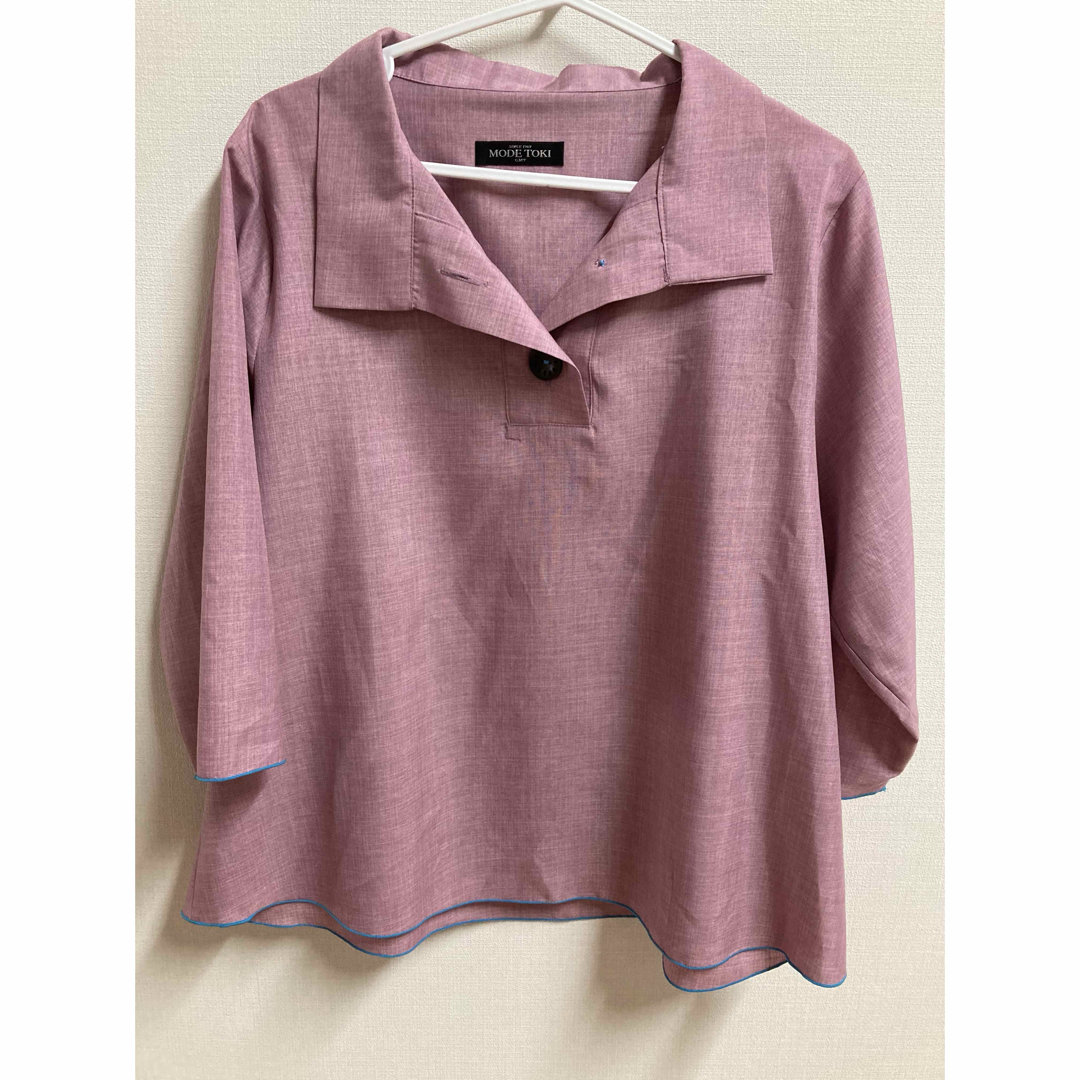 新品  婦人用 薄手シャツ ブラウス M〜L フリーサイズ   レディースのトップス(シャツ/ブラウス(長袖/七分))の商品写真