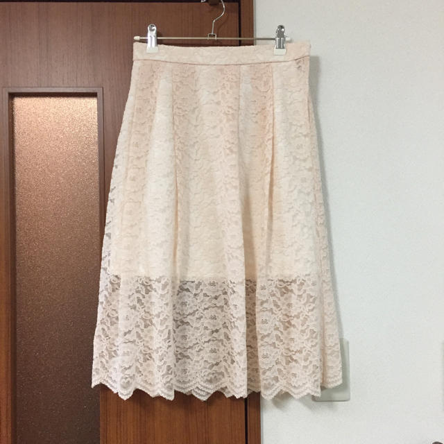 MIIA(ミーア)のミーア レーススカート  レディースのスカート(ひざ丈スカート)の商品写真