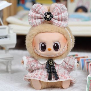 新品2点セット ワンピースlabubuラブブぬいぐるみ服17cm着せ替え着ぐる