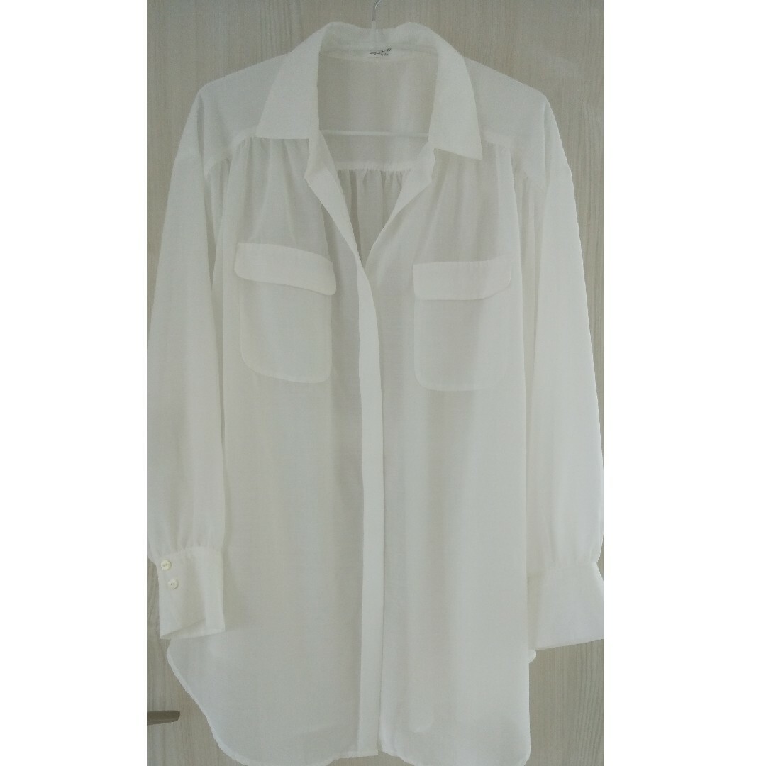 Her lip to(ハーリップトゥ)のシアーシャツ レディースのトップス(シャツ/ブラウス(長袖/七分))の商品写真