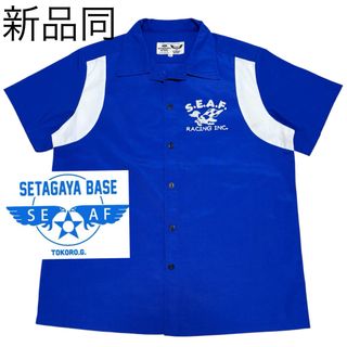 極美品 完売品■世田谷ベース 所ジョージ S.E.A.F. ピットクルーシャツ