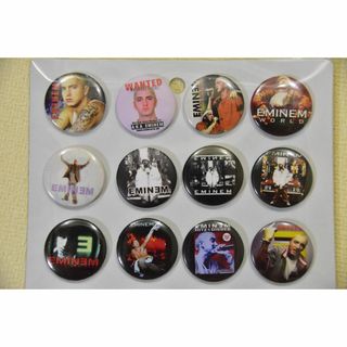 ◆缶バッジ12個セット◆EMINEM エミネム◆3.1㎝◆④