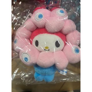 ミャクミャク　マイメロディ　大阪関西万博会場限定　カラビナ付きマスコット(ぬいぐるみ)