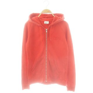 ラコステ(LACOSTE)のラコステ ジップアップパーカー ブルゾン スウェット 38 レッド(パーカー)