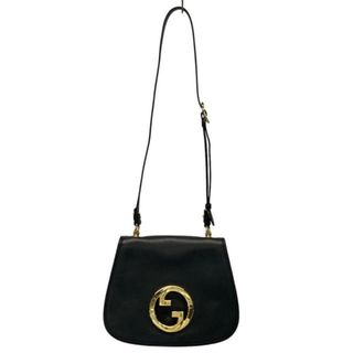 GUCCI(グッチ) ショルダーバッグ美品 ブロンディ 721172 黒 レザー