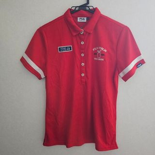 FILA GOLF レディス ポロシャツ 赤