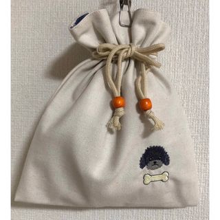 コップ入れ　ハンドメイド　入園　巾着袋　コップ袋犬　幼稚園保育園小学校入園グッズ