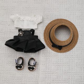 新品4点セット labubuラブブぬいぐるみ服17cm着せ替え着ぐる