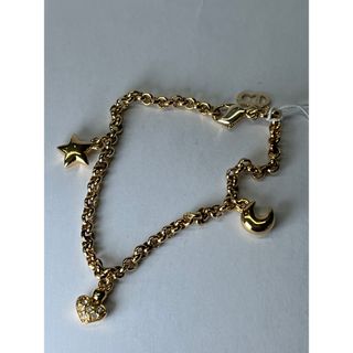 Christian Dior クリスチャンディオール ブレスレット アクセサリー 小物 服飾雑貨 ゴールド ハート スター チェーン