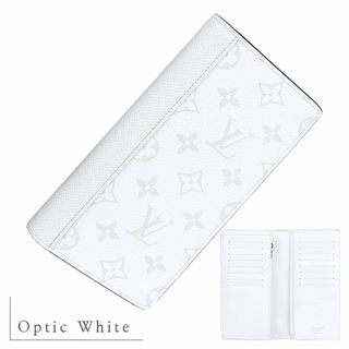 ルイヴィトン LOUIS VUITTON 長財布 ポルトフォイユ ブラザ タイガラマ モノグラム M30889 オプティックホワイト 二つ折り財布 財布 メンズ 二つ折り長財布 新品 153826