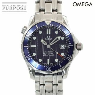 オメガ(OMEGA)のオメガ OMEGA シーマスター プロフェッショナル 2561 80 ボーイズ 腕時計 デイト ネイビー クォーツ ウォッチ Seamaster VLP 90272264(腕時計(アナログ))