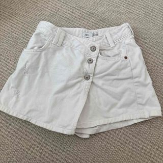 ZARA キッズ　デニム　白い　スパッツ　140cm