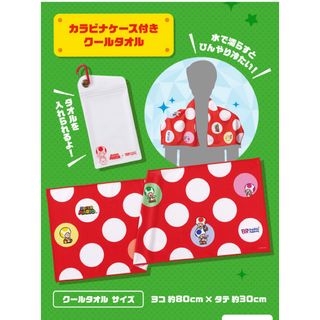 カラビナケース付きクールタオル