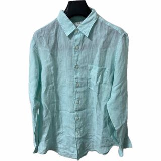 UNIQLO プレミアムリネンシャツ　ミントグリーン